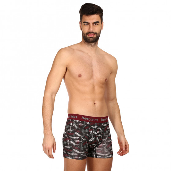 3PACK Boxershorts til mænd Benysøn bamboo flerfarvet (BENY-7010)