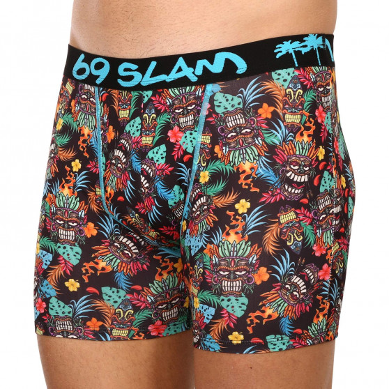 Boxershorts til mænd 69SLAM fit hawaiian tiki (MBYHWT-PO)