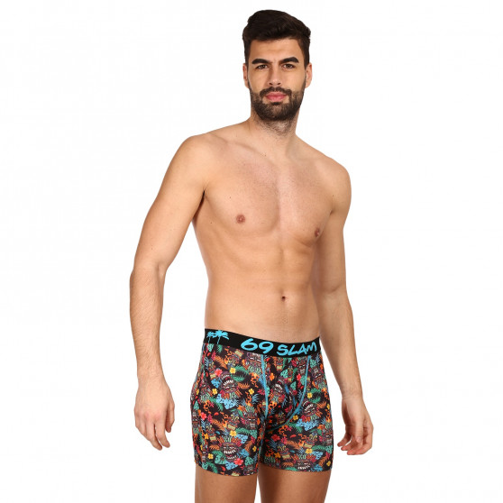 Boxershorts til mænd 69SLAM fit hawaiian tiki (MBYHWT-PO)