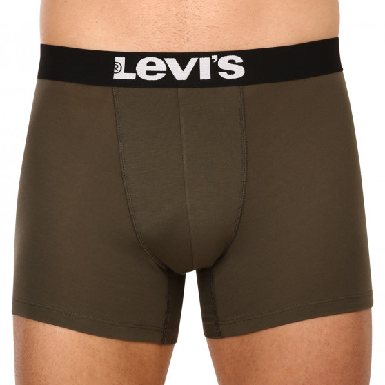 2PACK Boxershorts til mænd Levis grøn (905001001 011)