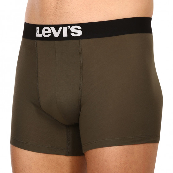 2PACK Boxershorts til mænd Levis grøn (905001001 011)