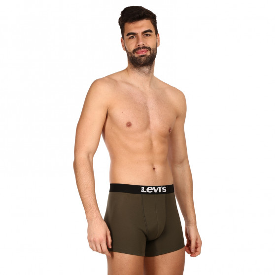 2PACK Boxershorts til mænd Levis grøn (905001001 011)