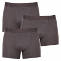 3PACK Boxershorts til mænd Levis grå (905045001 007)