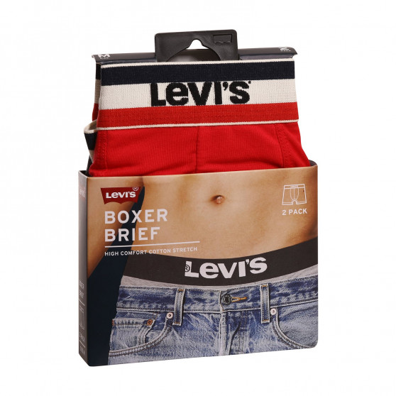 2PACK Boxershorts til mænd Levis flerfarvet (905005001 786)