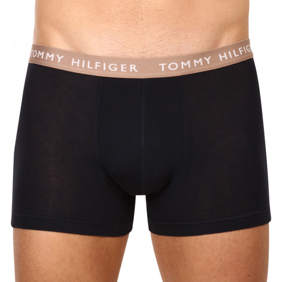 3PACK Boxershorts til mænd Tommy Hilfiger mørkeblå (UM0UM02324 0V1)