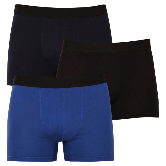 3PACK Boxershorts til mænd Nedeto flerfarvet (3NDTB1001)