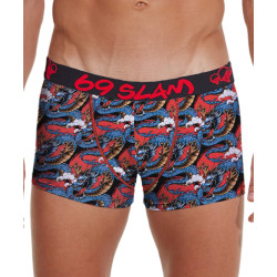 Boxershorts til mænd 69SLAM hip bamboo moon dragon red (MHBMND-BB)