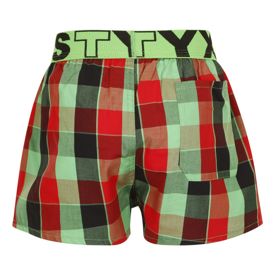 Børneshorts Styx sportselastik flerfarvet (BJ938)