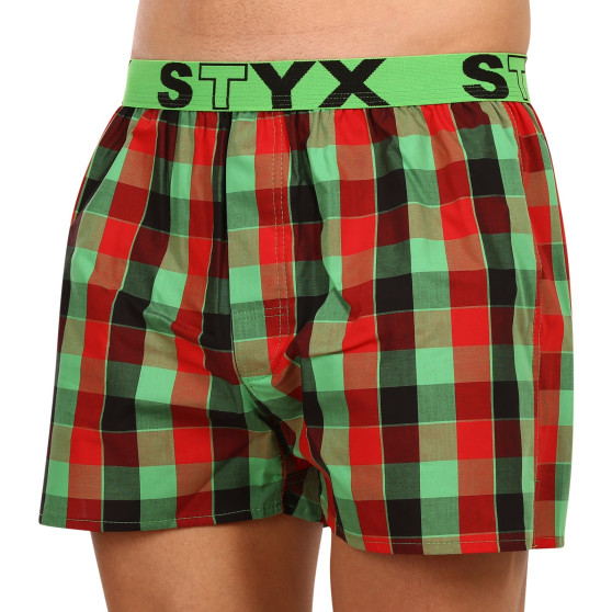 Boxershorts til mænd Styx sport gummi flerfarvet (B938)