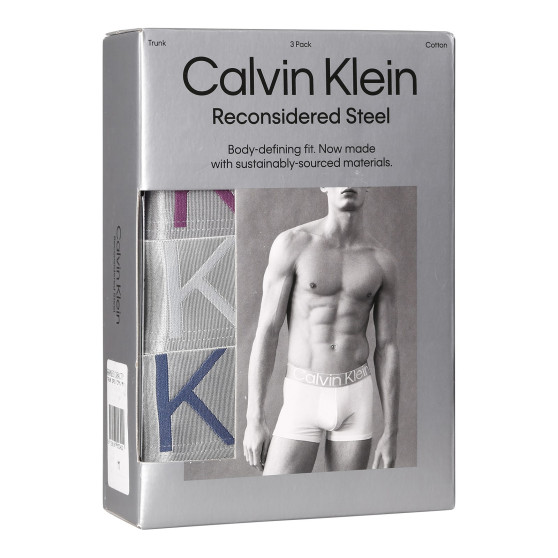 3PACK Boxershorts til mænd Calvin Klein flerfarvet (NB3130A-C7Y)