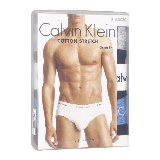 3PACK Trusser til mænd Calvin Klein flerfarvet (U2661G-CAZ)