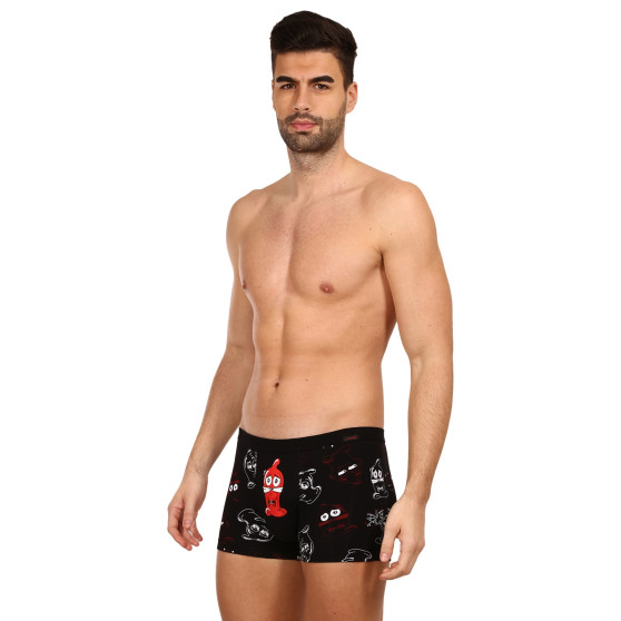 Boxershorts til mænd Cornette gummi black (280/221)