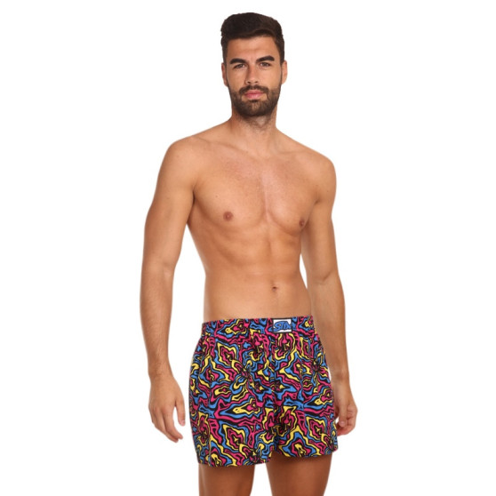 3PACK Boxershorts til mænd Styx art klassisk gummi flerfarvet (3A14051)