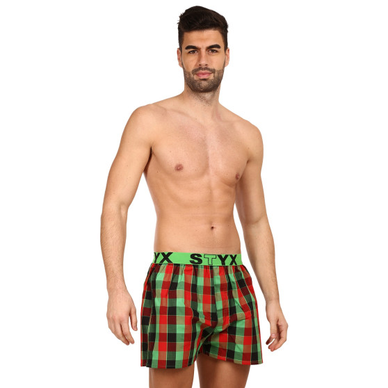 5PACK Boxershorts til mænd Styx sport elastik flerfarvet (B9312345)