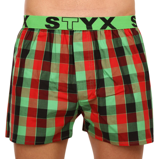 5PACK Boxershorts til mænd Styx sport elastik flerfarvet (B9312345)