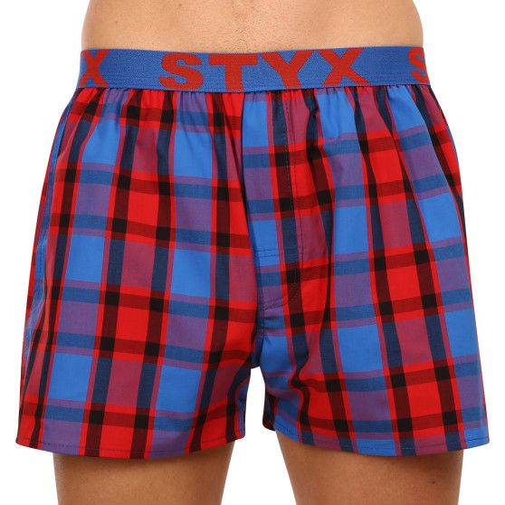 5PACK Boxershorts til mænd Styx sport elastik flerfarvet (B9312345)