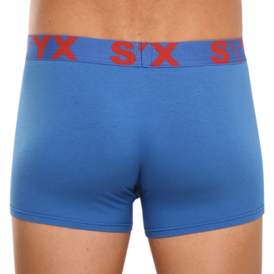 3PACK Boxershorts til mænd Styx sport gummi blå (3G96789)