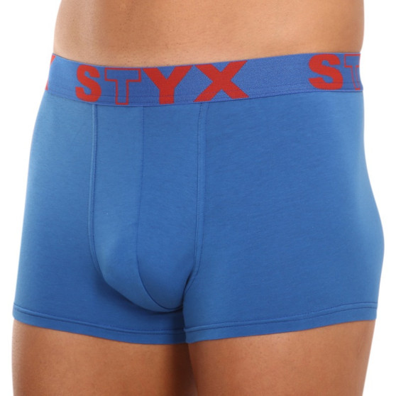 3PACK Boxershorts til mænd Styx sport gummi blå (3G96789)