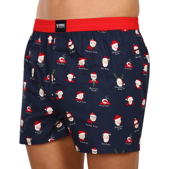 3PACK Boxershorts til mænd Happy Shorts flerfarvet (HS 2838586)