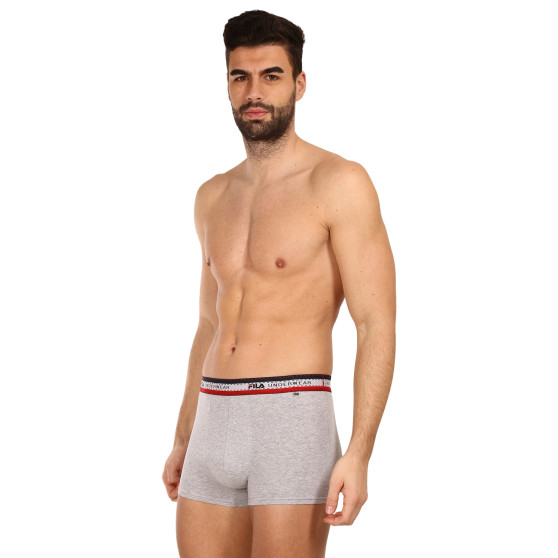 3PACK Boxershorts til mænd Fila grå (FU5059/3-400)