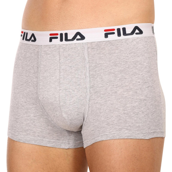 3PACK Boxershorts til mænd Fila grå (FU5016/3-400)