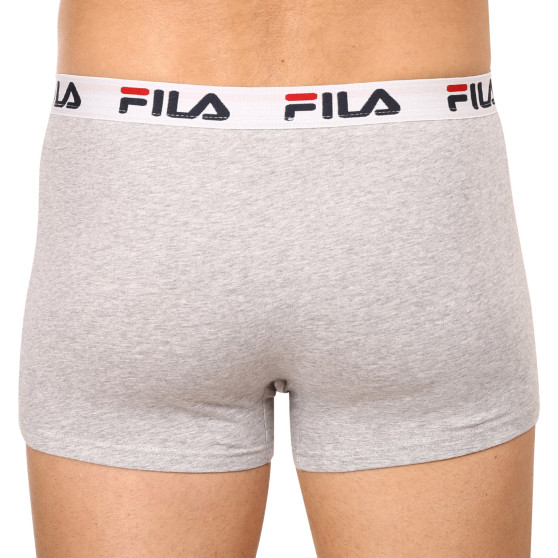 3PACK Boxershorts til mænd Fila grå (FU5016/3-400)