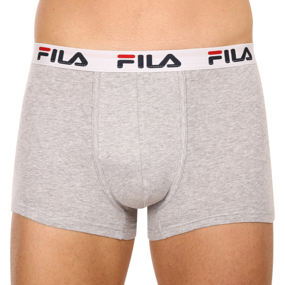 3PACK Boxershorts til mænd Fila grå (FU5016/3-400)