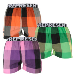 3PACK Boxershorts til mænd Represent Mikebox (R1M-BOX-02515357)