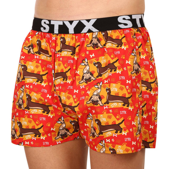 Boxershorts til mænd Styx kunst sport gummi hunde (B1554)