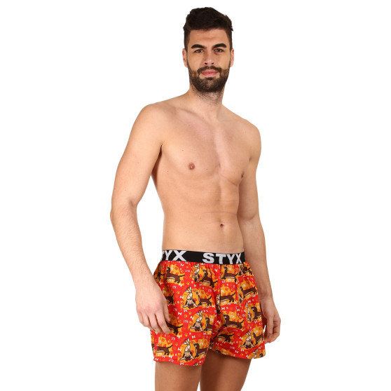 Boxershorts til mænd Styx kunst sport gummi hunde (B1554)