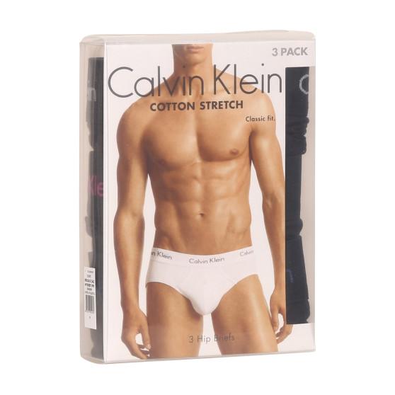 3PACK Trusser til mænd Calvin Klein sort (U2661G-CAQ)