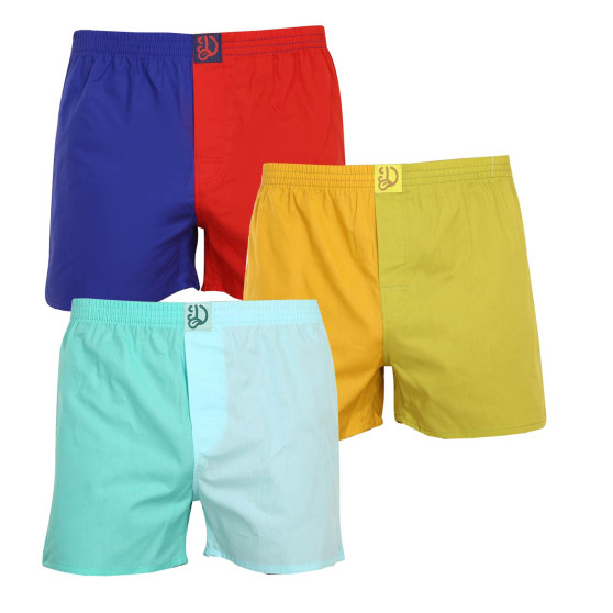 3PACK Boxershorts til mænd Dedoles flerfarvet (D-M-UN-LB-B-C-1577476)