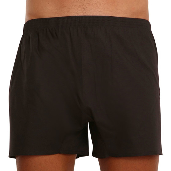 3PACK Boxershorts til mænd Nedeto sort (3NDTT001)