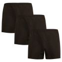 3PACK Boxershorts til mænd Nedeto sort (3NDTT001)