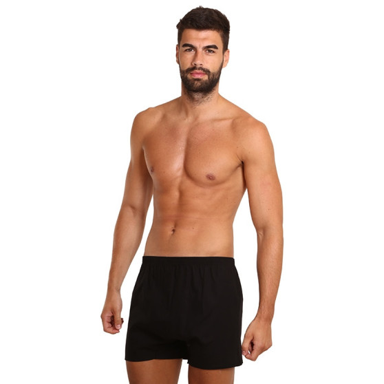 5PACK Boxershorts til mænd Nedeto sort (5NDTT001)