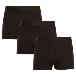 3PACK Boxershorts til mænd Nedeto sort (3NDTB001)