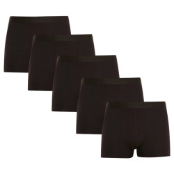 5PACK Boxershorts til mænd Nedeto sort (5NDTB001)