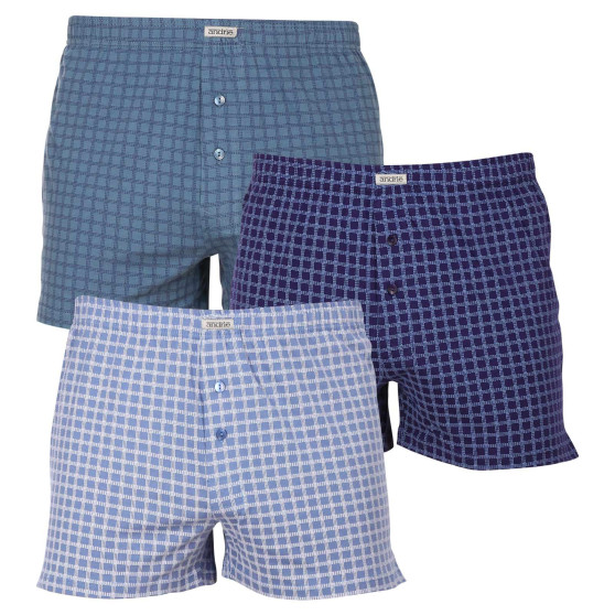 3PACK Boxershorts til mænd Andrie flerfarvet (PS 5631)