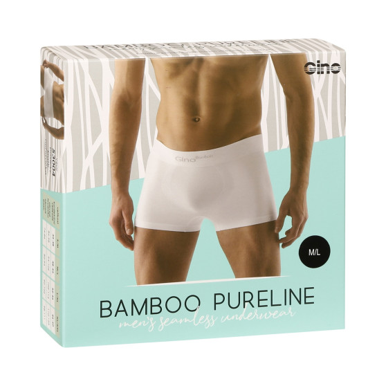 Boxershorts til mænd Gino bambus sømløs sort (53004)