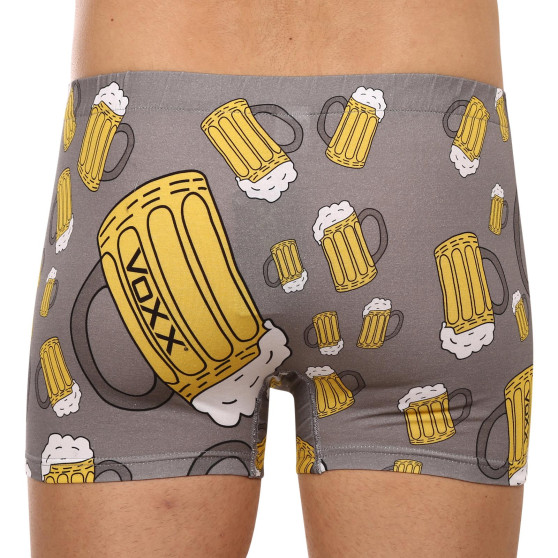 Boxershorts til mænd VoXX flerfarvet (Kevin-pivo/velké šedé)