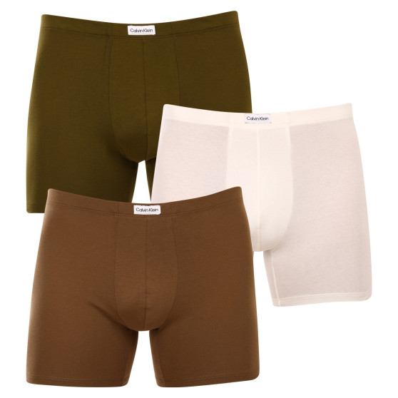 3PACK Boxershorts til mænd Calvin Klein flerfarvet (NB3263A-CBW)