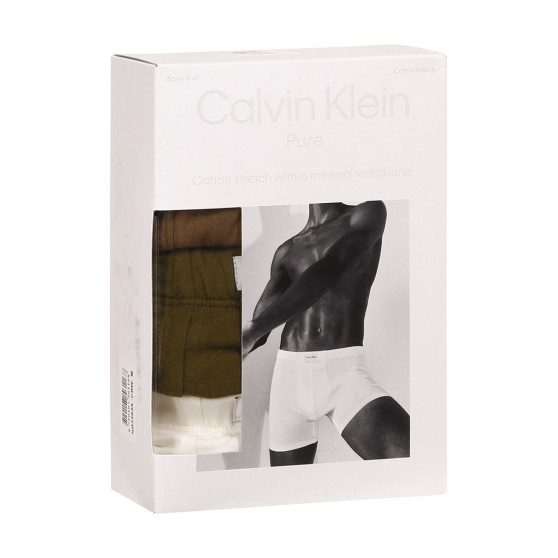 3PACK Boxershorts til mænd Calvin Klein flerfarvet (NB3263A-CBW)