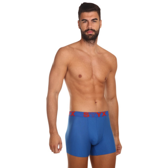 3PACK Boxershorts til mænd Styx lang sportselastik flerfarvet (3U96789)