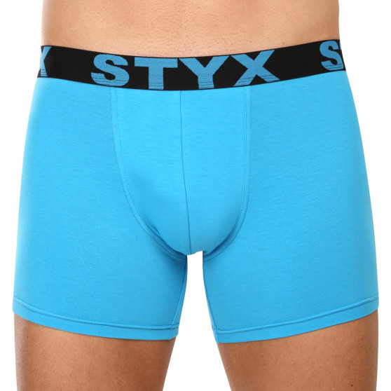 3PACK Boxershorts til mænd Styx lang sportselastik flerfarvet (3U96789)