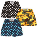 3PACK Børneshorts Styx art klassisk gummi flerfarvet (3J15901)