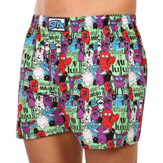 3PACK Boxershorts til mænd Styx art klassisk gummi flerfarvet (3A14895)