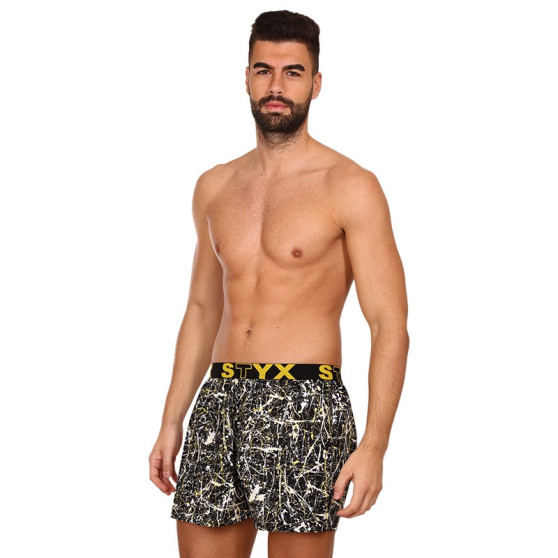 3PACK Boxershorts til mænd Styx art sports gummi flerfarvet (3B13356)