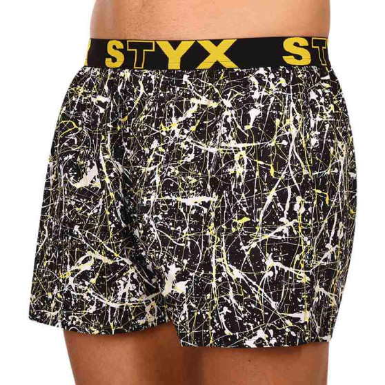 3PACK Boxershorts til mænd Styx art sports gummi flerfarvet (3B13356)