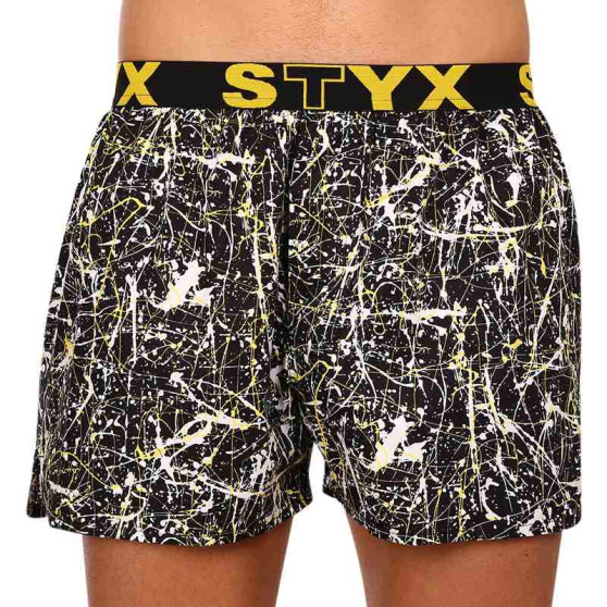 3PACK Boxershorts til mænd Styx art sports gummi flerfarvet (3B13356)