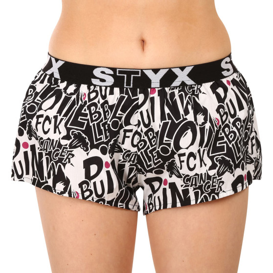 Dameshorts Styx art sports gummi Pink Bubble (T1059)